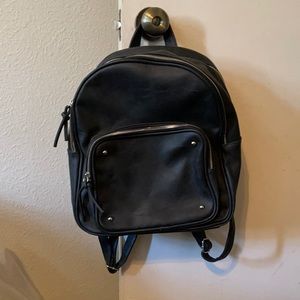 Black Backpack Purse